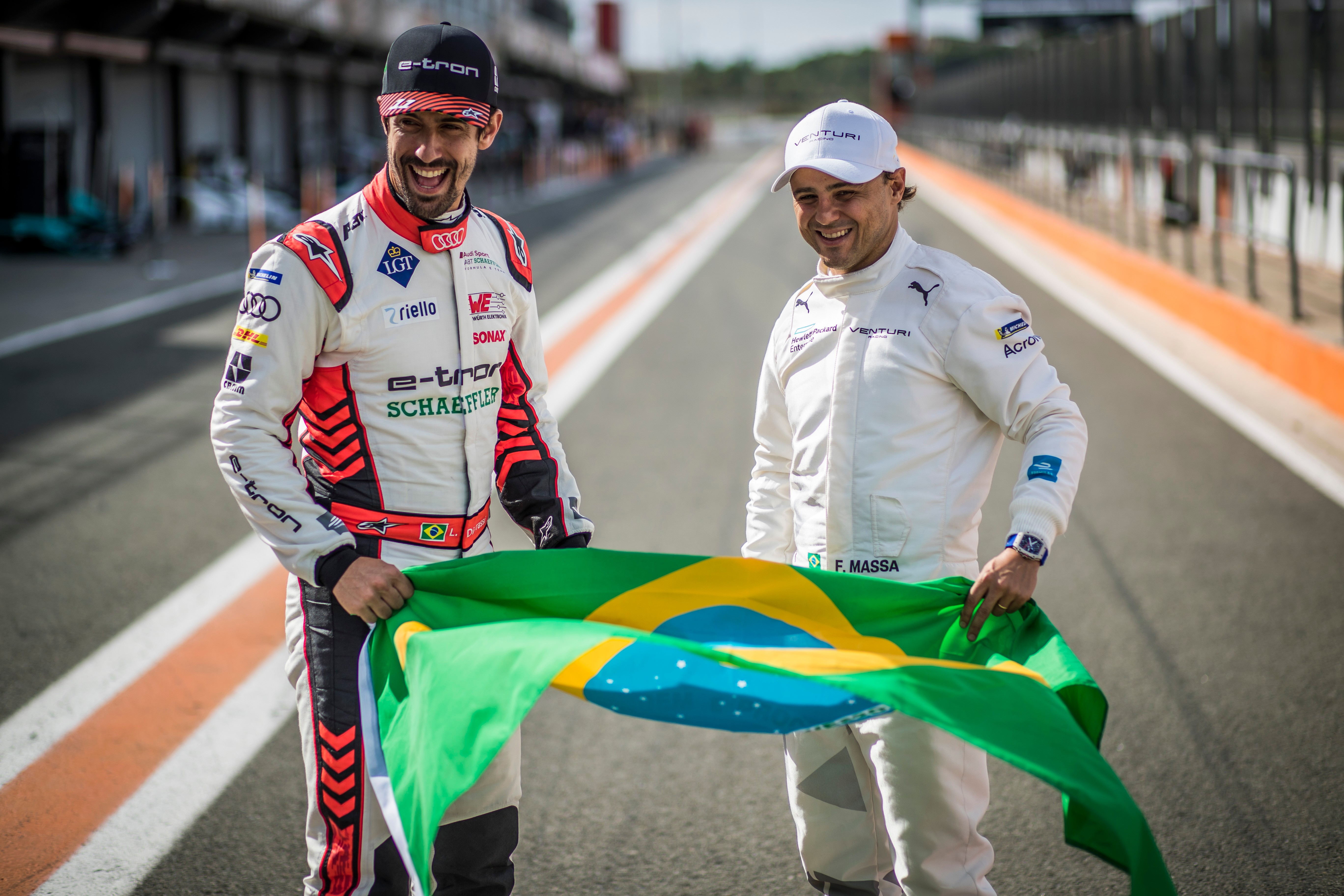 Brazilian Lucas Di Grassi (BRA), Audi Sport ABT Schaeffler and Felipe Massa (BRA), Venturi