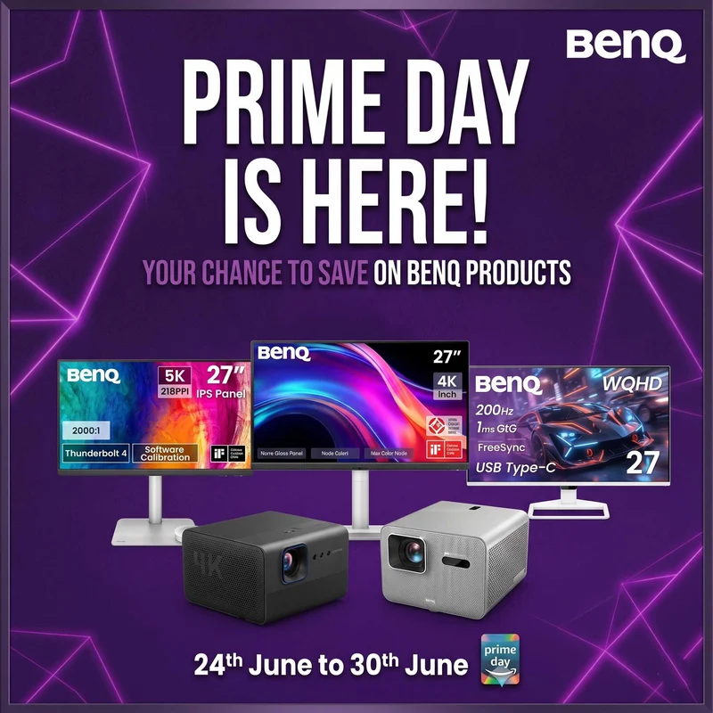BenQ unveils exclusive Amazon Prime Day deals in Saudi Arabia.